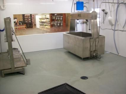 Scene at Rockome Garden Foods and the Cheese House