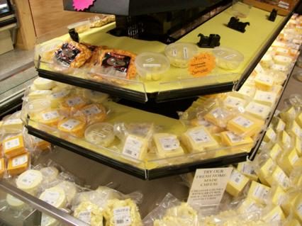 Scene at Rockome Garden Foods and the Cheese House