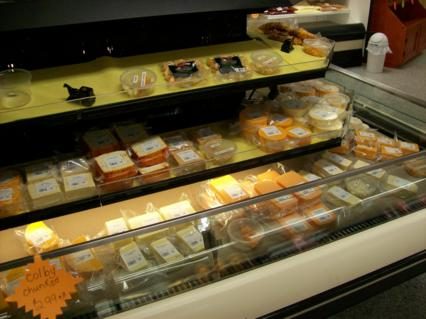 Scene at Rockome Garden Foods and the Cheese House